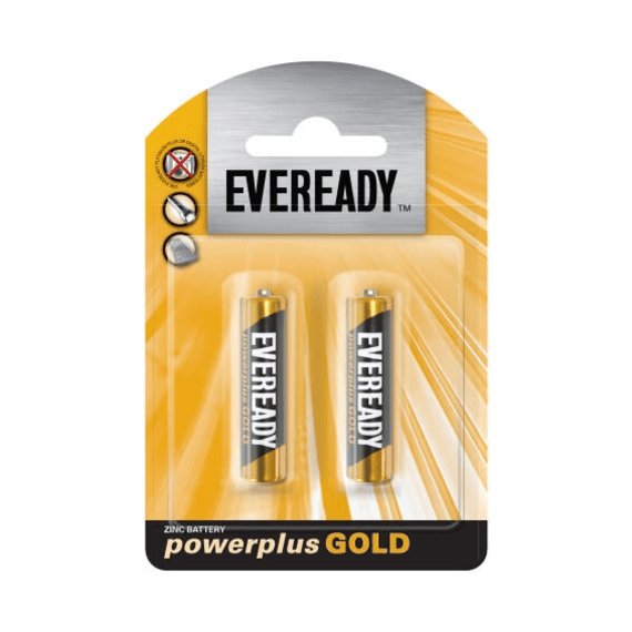 eveready battery p plus gold aaa 2pk picture 1