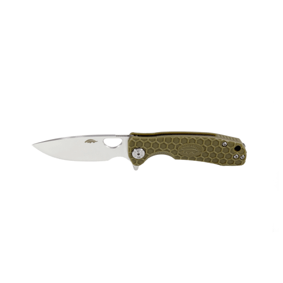 honeybadger medium flipper knife tan picture 1