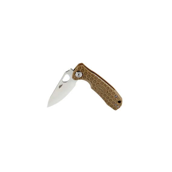 honeybadger medium leaf knife tan picture 2