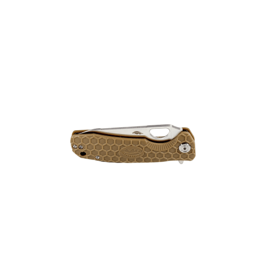 honeybadger medium leaf knife tan picture 3