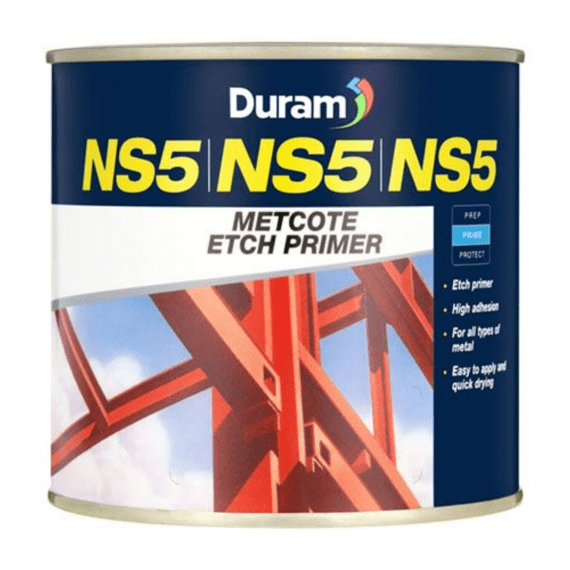 duram ns5 metal etch primer red 500ml picture 1