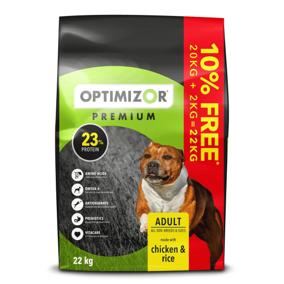 optimizor premium dog food 20kg 10 free picture 1