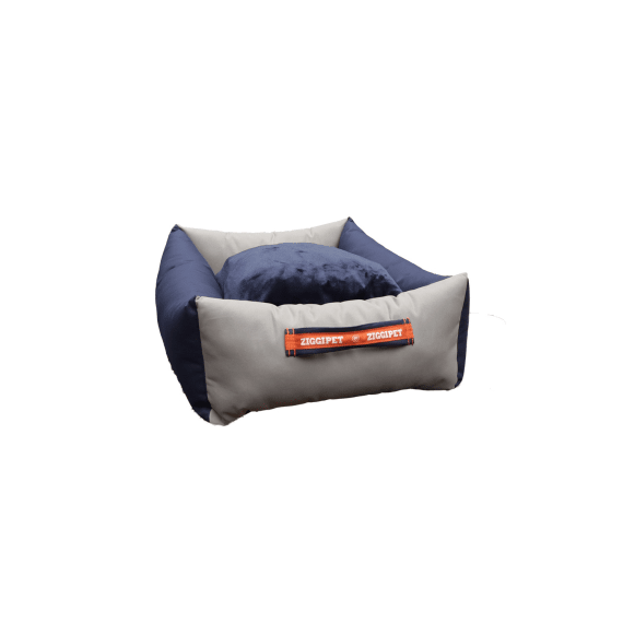 ziggipet dog bed blue grey picture 2