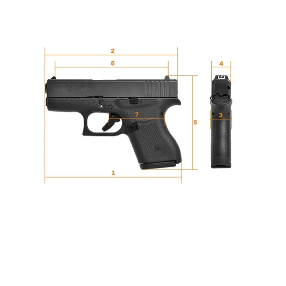 pistol 9mm glock g43 picture 1