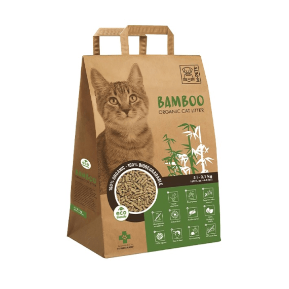 m pets bamboo cat litter 10l picture 1