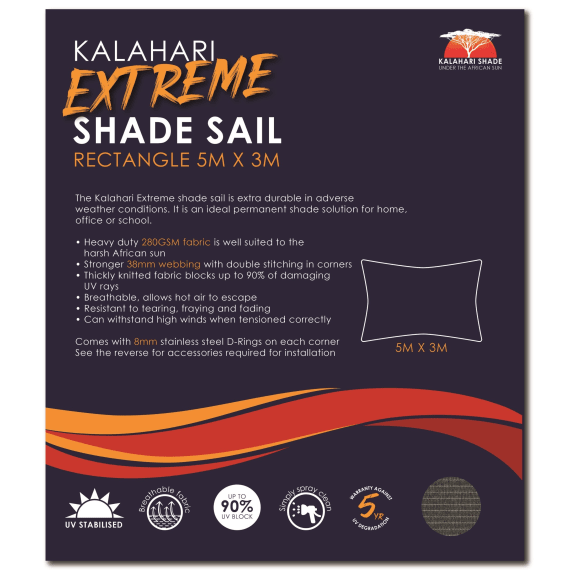 kalahari extreme shade rectangle 5mx3m picture 1