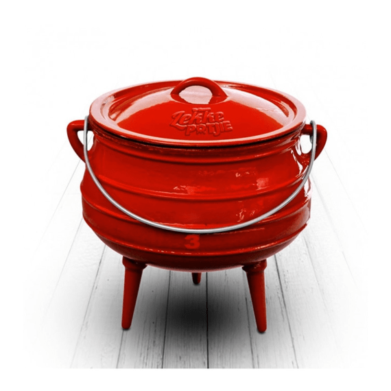 lekke enamel potjie no3 red picture 1