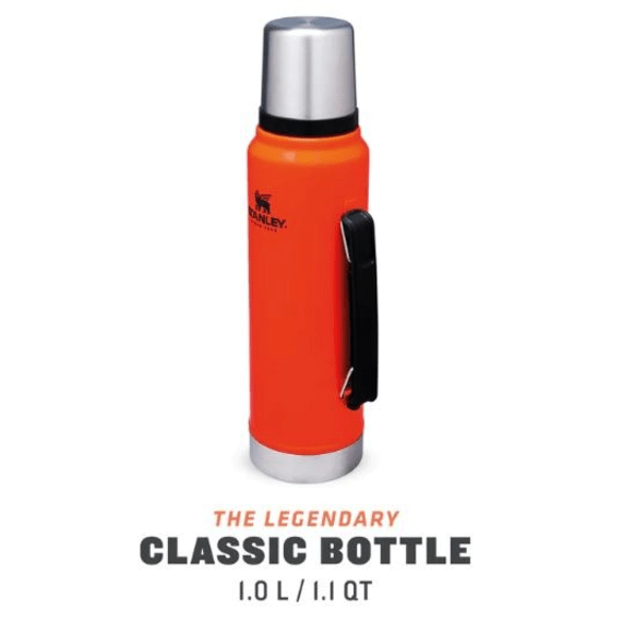 stanley classic vacuum flask orange 1l picture 5