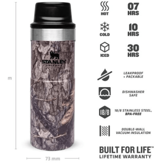 stanley trigger action mug mossy oak 470ml picture 2