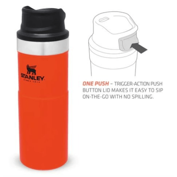 stanley trigger action mug orange 470ml picture 5