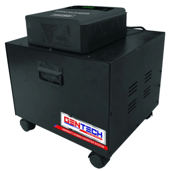 gentech inverter trolley 1600w solar hybrid picture 1