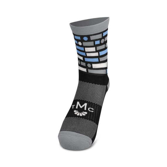 tmc morse code crew socks black picture 2