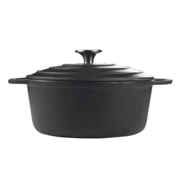 chef round casserole 2l black picture 1
