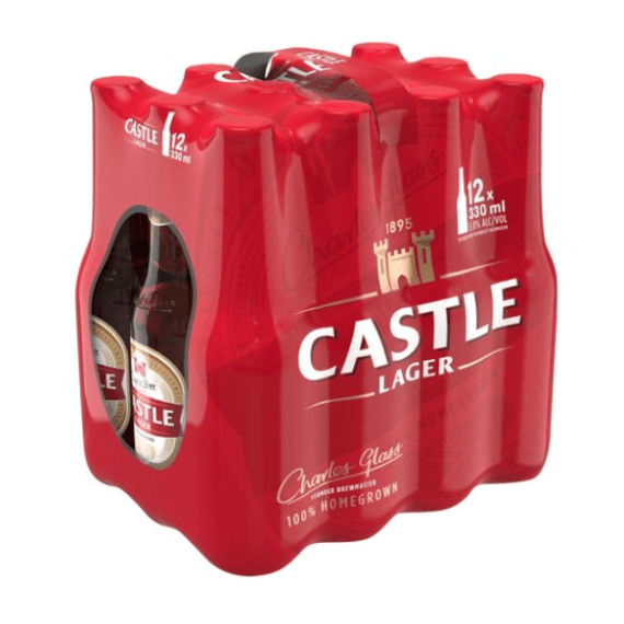 castle lager 12 pack nrb 330ml picture 1