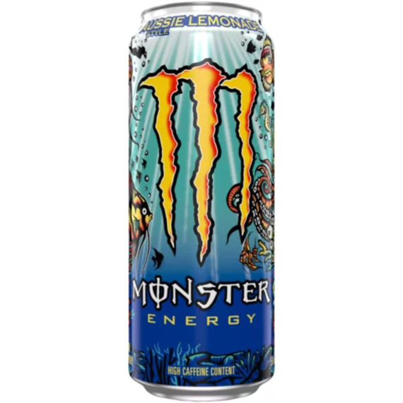 monster energy aussie lemonade 500ml picture 1