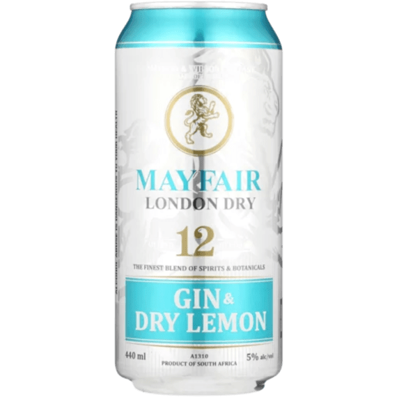 mayfair gin dry lemon cider 440ml picture 1