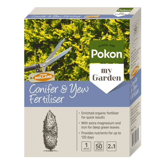 pokon conifer and yew fertiliser 1kg picture 1