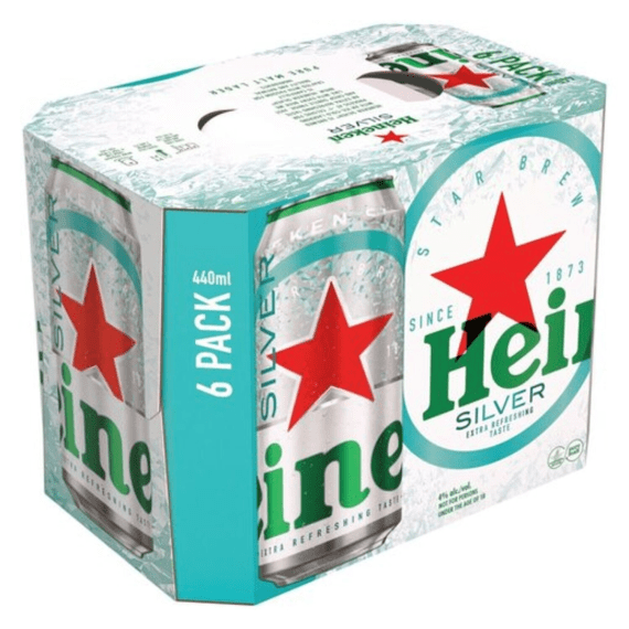 heineken silver can 440ml picture 2