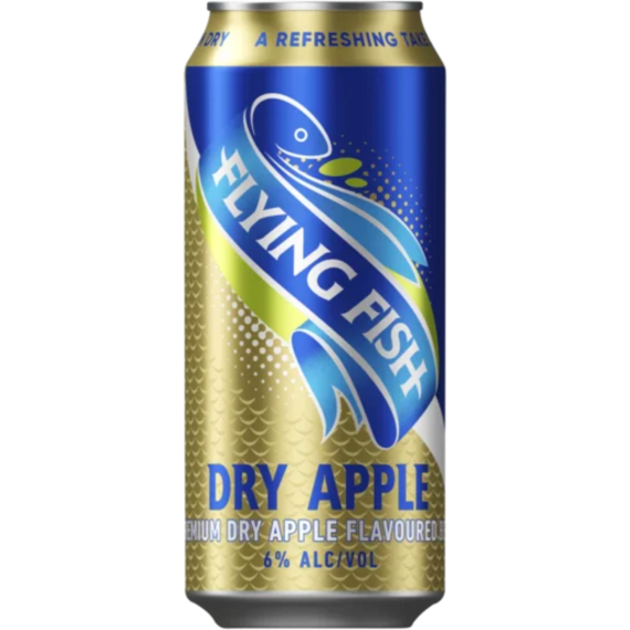 flying fish dry apple can 500ml picture 1