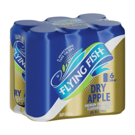 flying fish dry apple can 500ml picture 2