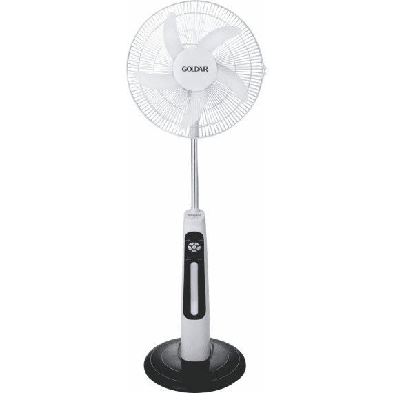 goldair rechargeable pedestal fan white 40cm 32w picture 1