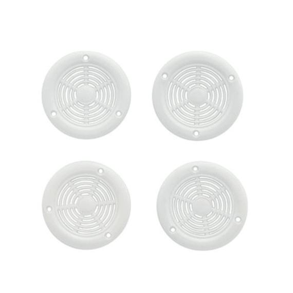 mackie cupboard air vent white 64mm 4 pieces picture 1