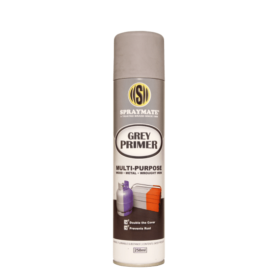 spraymate primer grey 250ml picture 1