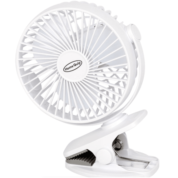 homequip usb clip on fan white 20cm picture 1