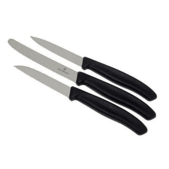 victorinox classic 3pc black paring knife set picture 2