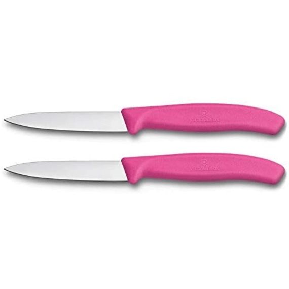 victorinox classic paring 2pc 8cm knife set pink picture 2