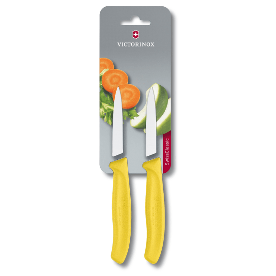 victorinox classic paring 2pc 8cm knife set yellow picture 1