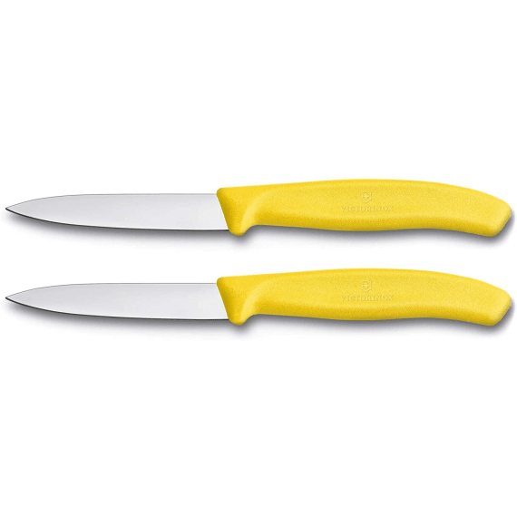 victorinox classic paring 2pc 8cm knife set yellow picture 2