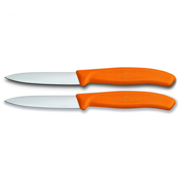 victorinox classic paring 2pc 8cm knife set orange picture 2