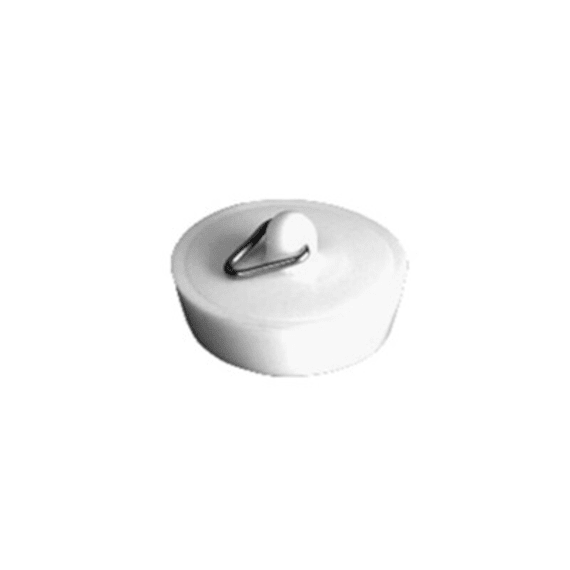 splashw basin plug chain 40mm wht picture 1