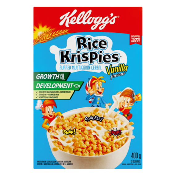 kelloggs rice krispies vanilla 400g picture 1