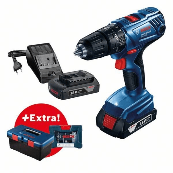 Bosch Cordless Impact Drill Kit GSB 180LI 18V Agrimark
