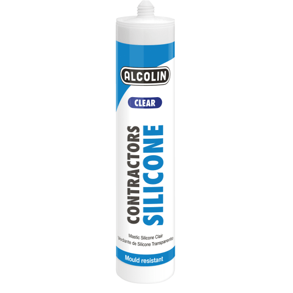 Alcolin Contractors Silicone, Clear, 260ml