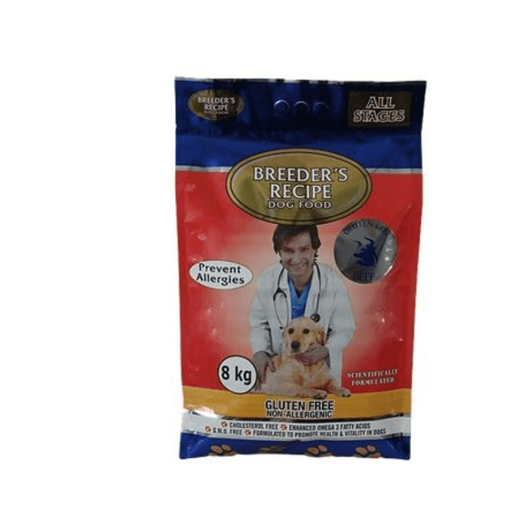 Breeders Recipe Gluten Free Adult Dog Food Beef Agrimark