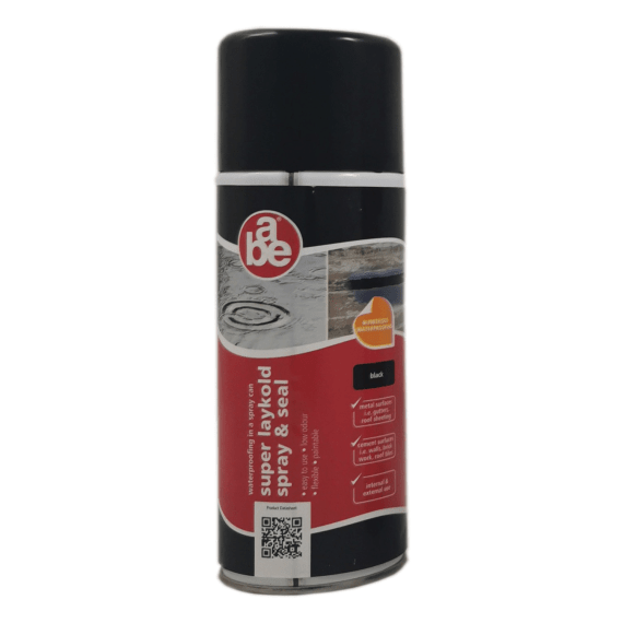 abe s laykold spray and seal black 400ml picture 1