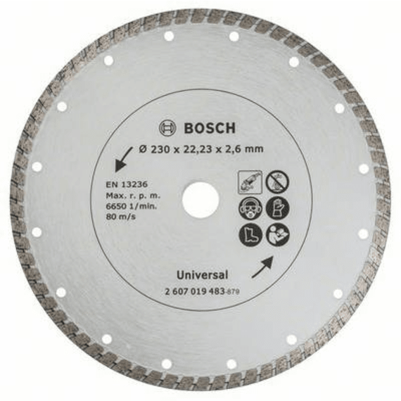 bosch cut disc 230x22 23x2 6mm diamond cut picture 1