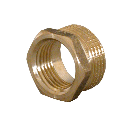 splashworks reducing bush brass hex picture 1