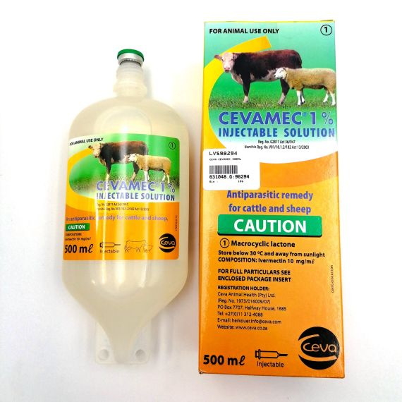 Ceva Injectable Cevamec 1% Injection 500ml | Agrimark