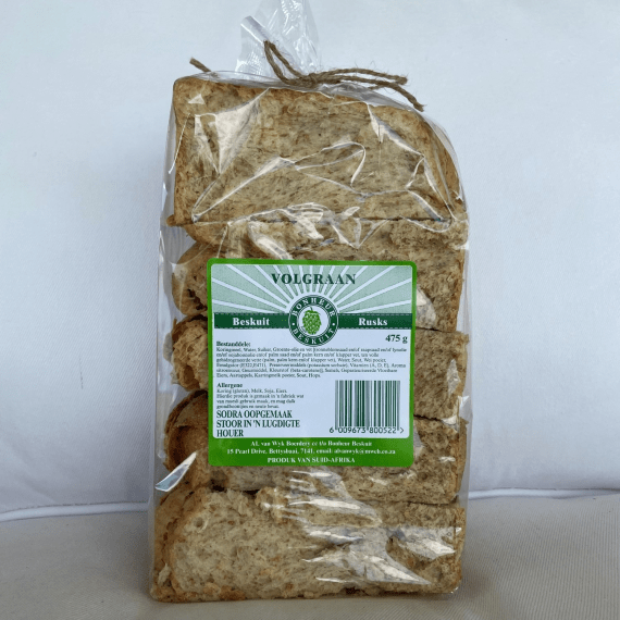 bonheur whole wheat rusks 475g picture 1