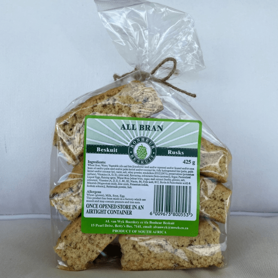 bonheur all bran rusks 425g picture 1