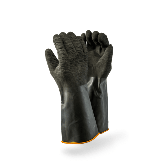 dromex gloves rubber rough palm 20cm picture 1