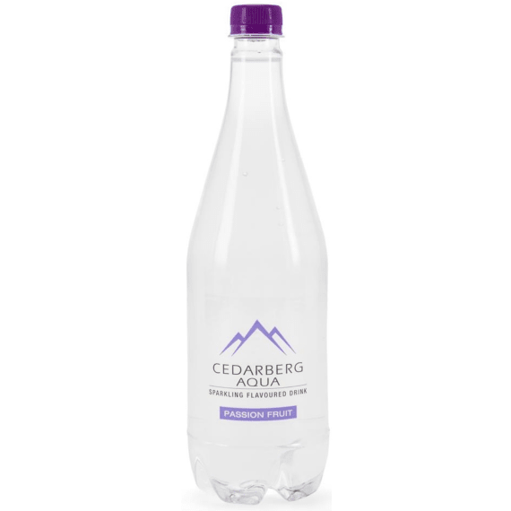 cedarberg aqua water passion fruit 1l picture 1