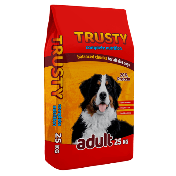 trusty adult dog food 25kg picture 1