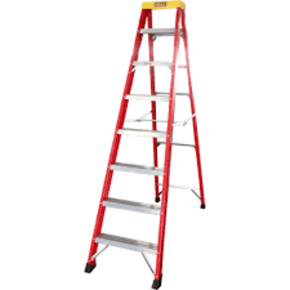 maxi ladder heavy duty fibreglass 8 step 2 17m picture 1