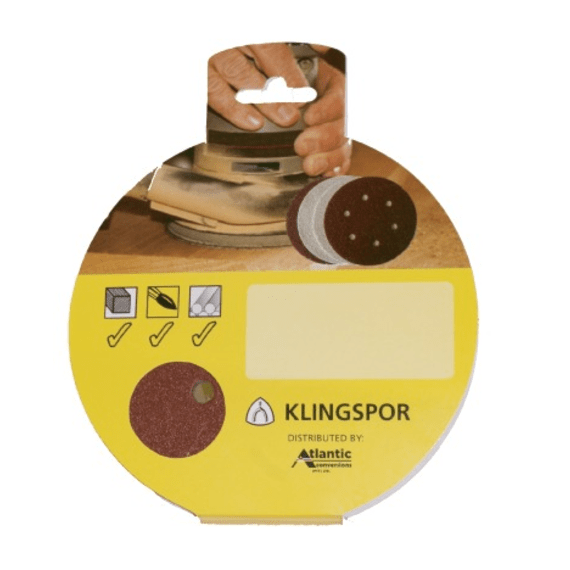 Klingspor Hookit 8H 125mm Agrimark