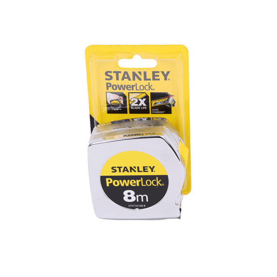 stanley tape powerlock 25mmx8m picture 1